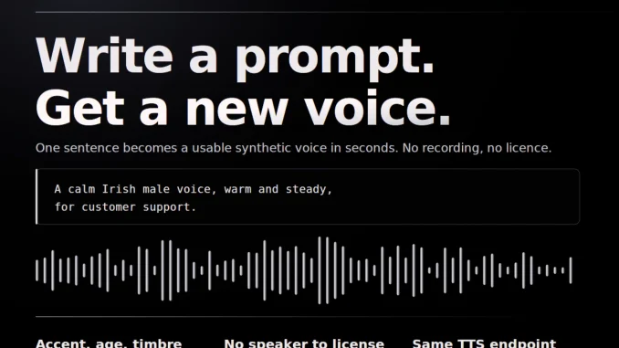 Gradium Launches Voice Design: Write a Prompt, Get a Brand New Synthetic Voice in Seconds